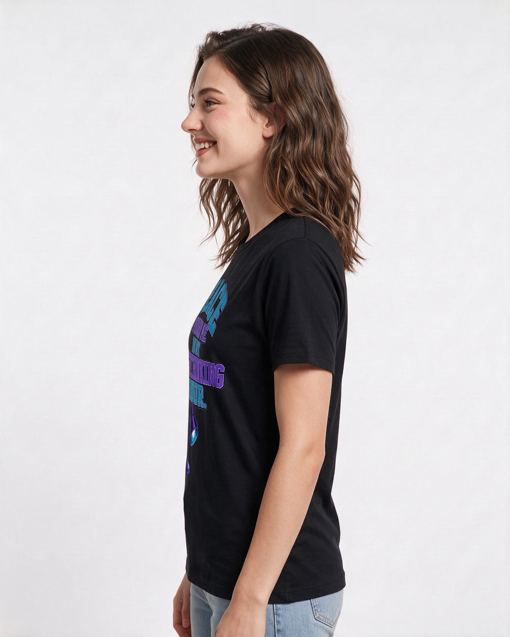 Christian Faith Black T-Shirt for Women – Everyday Expression Graphic Tee product image 2