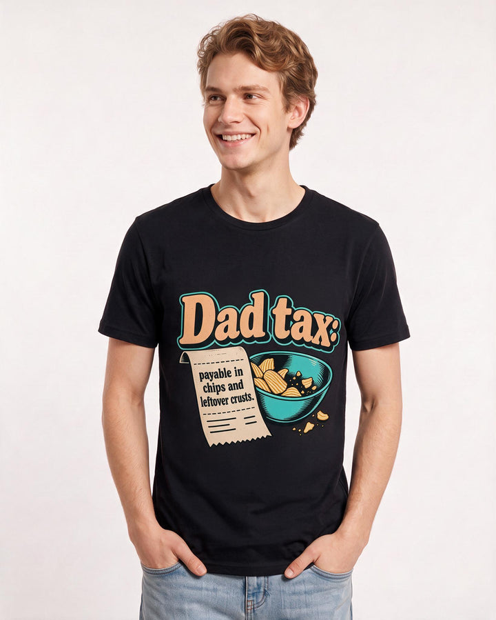 Grandparent Black T-Shirt for Men – Everyday Expression Graphic Tee product image 1