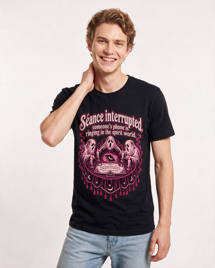 Halloween Black T-Shirt for Men – Halloween Theme Graphic Tee product image 1