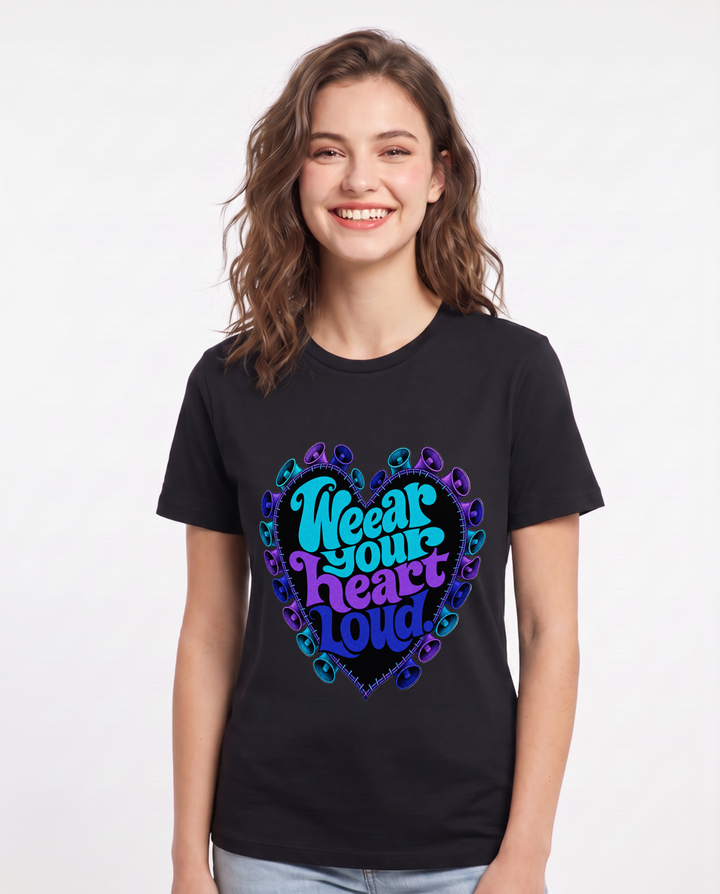 Pride Black T-Shirt for Women – Everyday Expression Graphic Tee product image 3