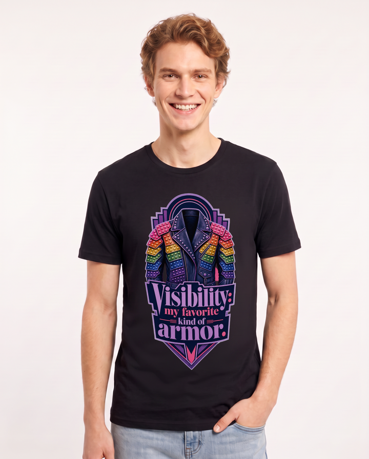 Pride Black T-Shirt for Men – Everyday Expression Graphic Tee product image 1
