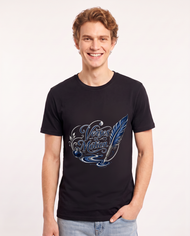 Verses in Motion Men's Black T-Shirt product image 2