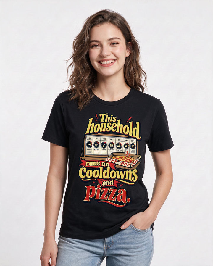 Gaming Black T-Shirt for Women – Game Night Graphic Tee product image 1