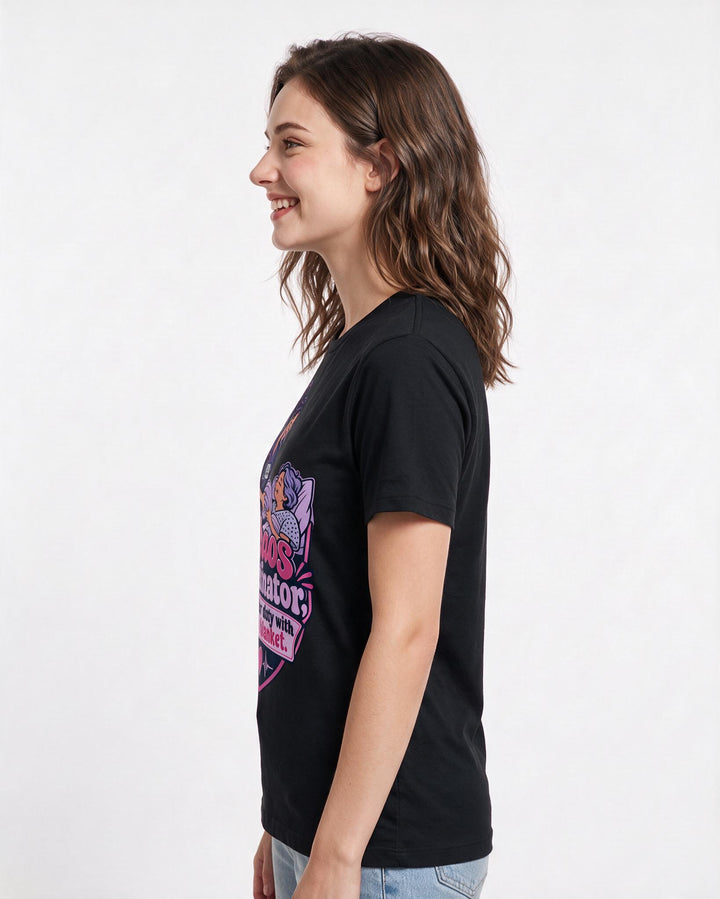 Nurse Black T-Shirt for Women – Nursing Life Graphic Tee product image 2