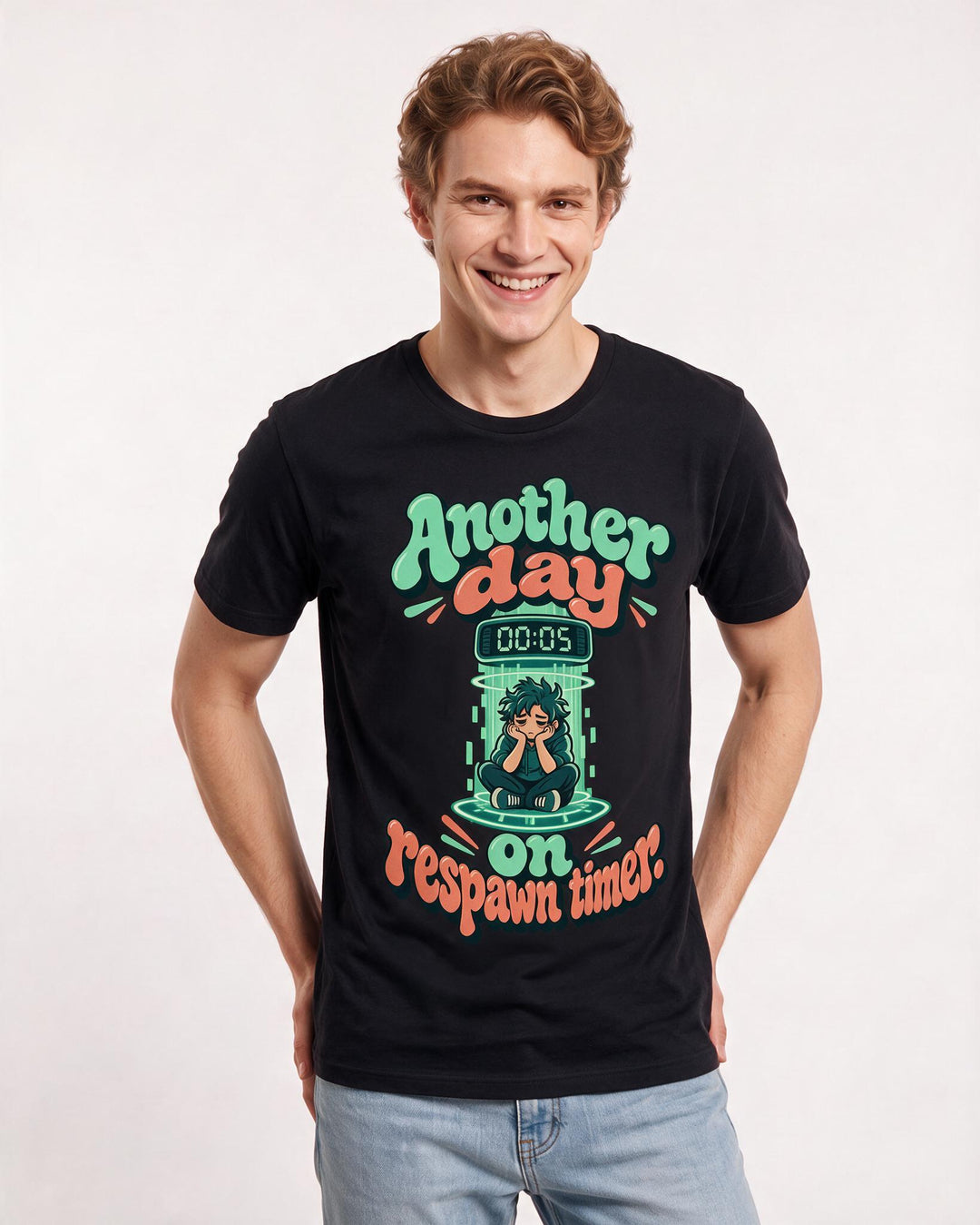 Gaming Black T-Shirt for Men – Game Night Graphic Tee product image 1