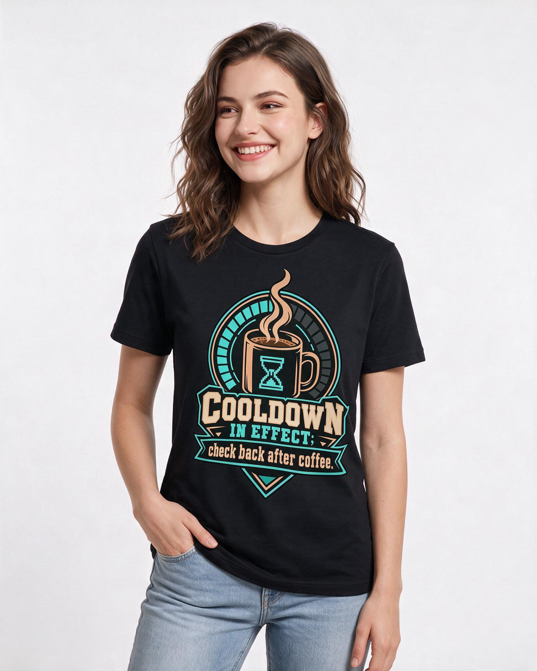 Gaming Black T-Shirt for Women – Game Night Graphic Tee product image 1