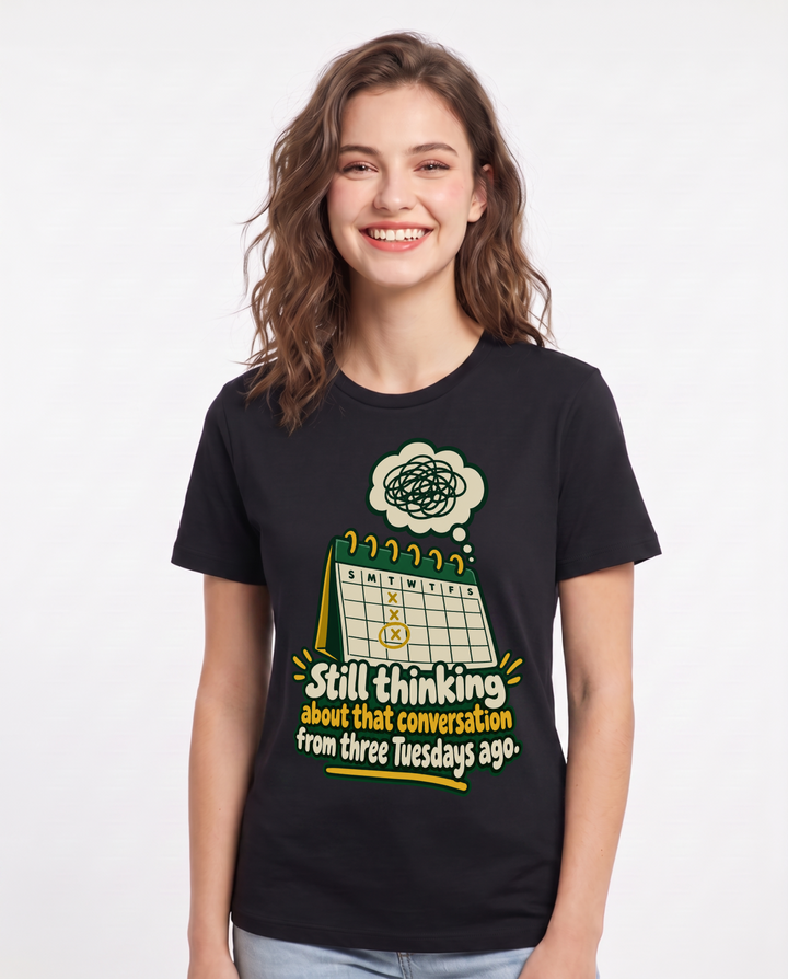Neurodiversity Black T-Shirt for Women – Everyday Expression Graphic Tee product image 3