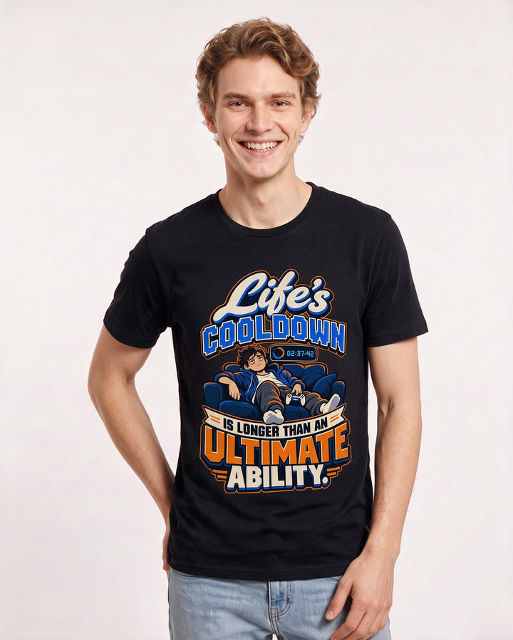 Gaming Black T-Shirt for Men – Game Night Graphic Tee product image 1