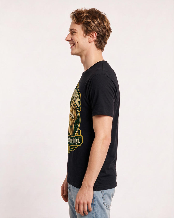 Beer Black T-Shirt for Men – Everyday Expression Graphic Tee product image 2