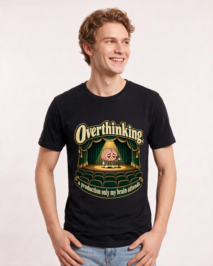 Meme Black T-Shirt for Men – Everyday Expression Graphic Tee product image 1