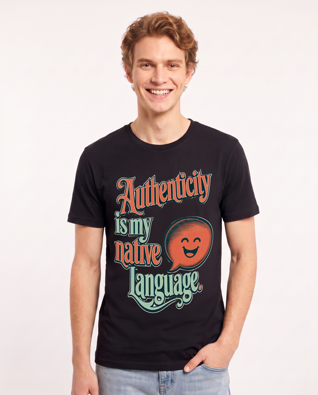 Pride Black T-Shirt for Men – Everyday Expression Graphic Tee product image 3