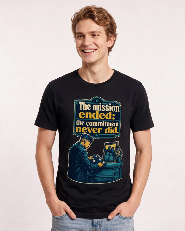 Veteran Black T-Shirt for Men – Everyday Expression Graphic Tee product image 1
