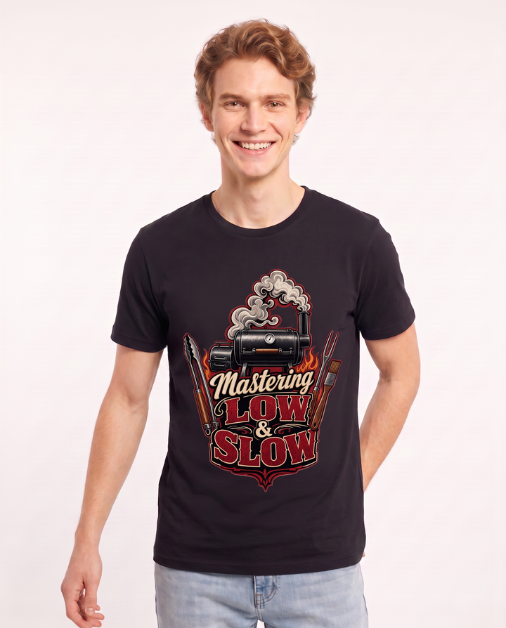 Mastering Low & Slow Men's Black T-Shirt product image 1