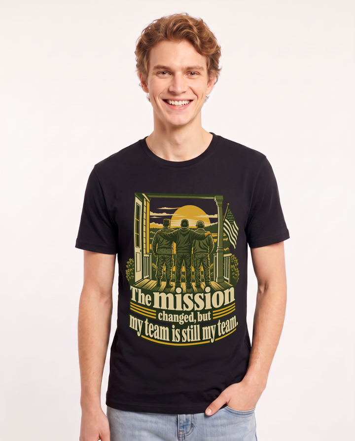 Veteran Black T-Shirt for Men – Everyday Expression Graphic Tee product image 3