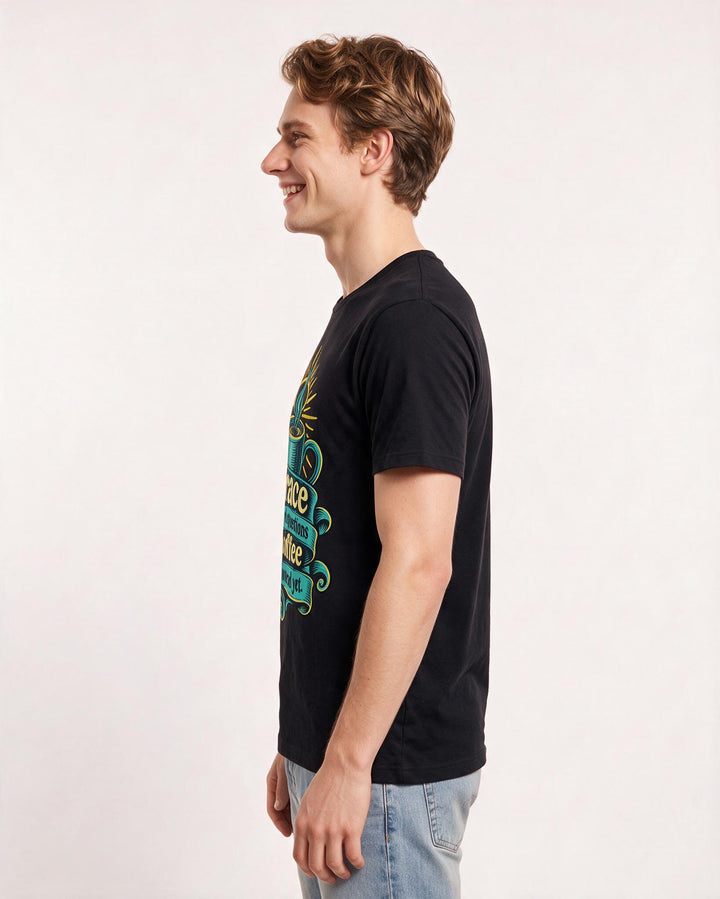 Christian Faith Black T-Shirt for Men – Everyday Expression Graphic Tee product image 2
