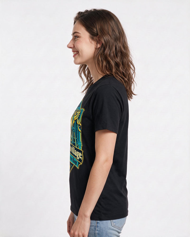 Patriotic Black T-Shirt for Women – Everyday Expression Graphic Tee product image 2