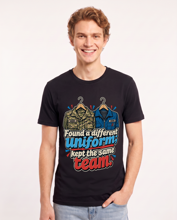 Veteran Black T-Shirt for Men – Everyday Expression Graphic Tee product image 3