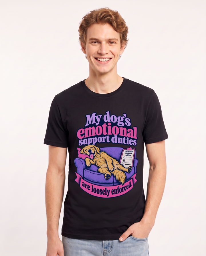 Cat Lover Black T-Shirt for Men – Everyday Expression Graphic Tee product image 3