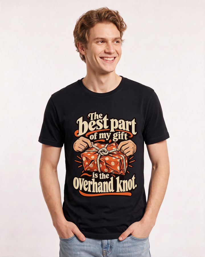 Christmas Black T-Shirt for Men – Holiday Theme Graphic Tee product image 1