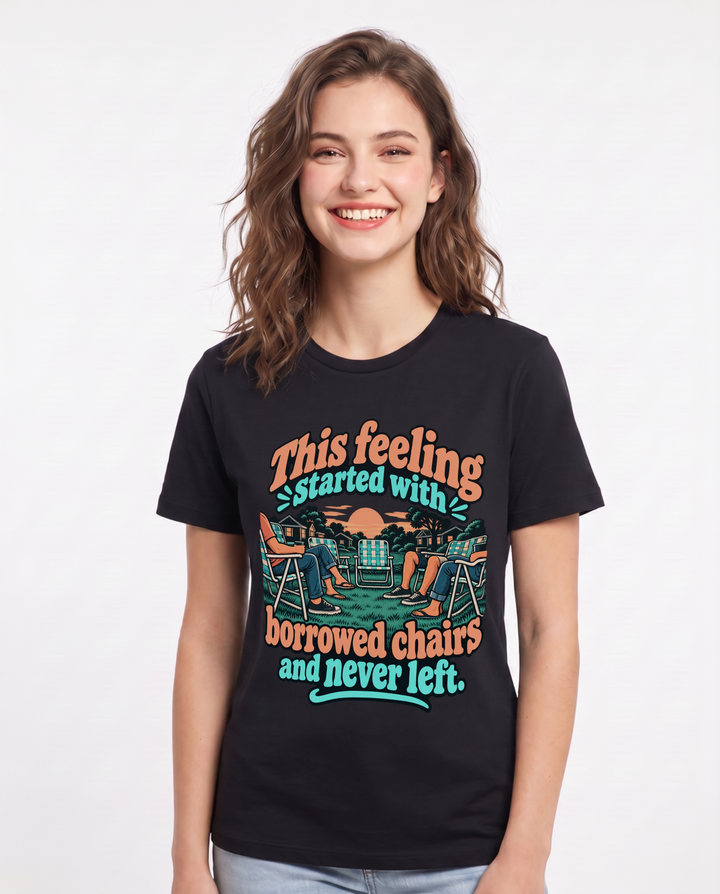 Patriotic Black T-Shirt for Women – Everyday Expression Graphic Tee product image 3