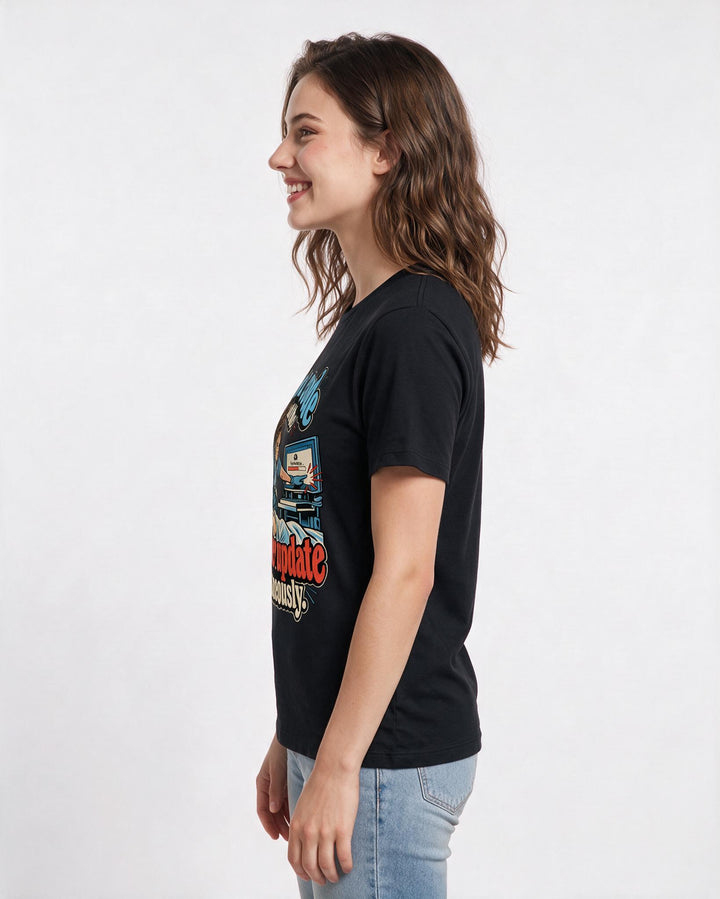Nurse Black T-Shirt for Women – Nursing Life Graphic Tee product image 2