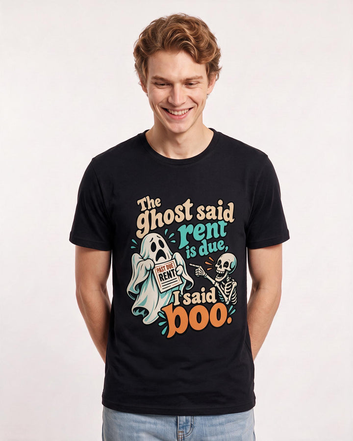 Halloween Black T-Shirt for Men – Halloween Theme Graphic Tee product image 1