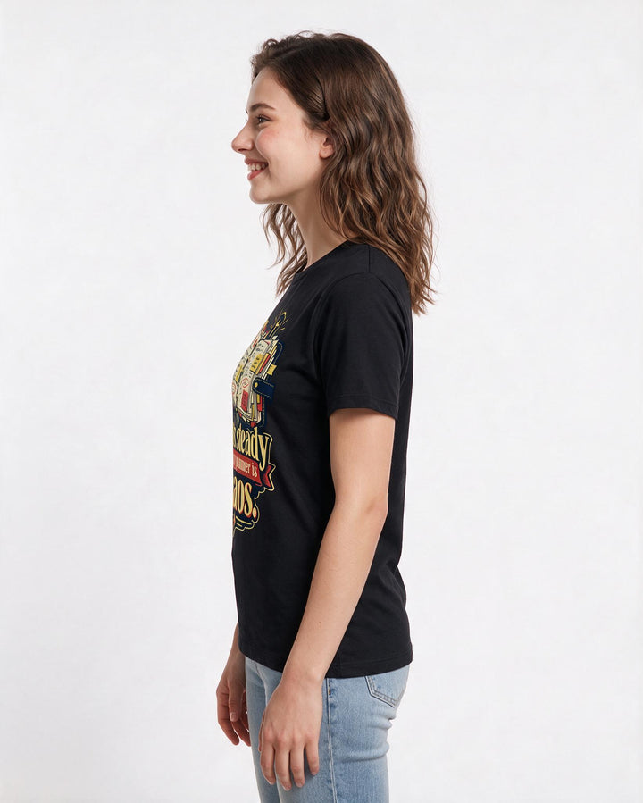 Christian Faith Black T-Shirt for Women – Everyday Expression Graphic Tee product image 2