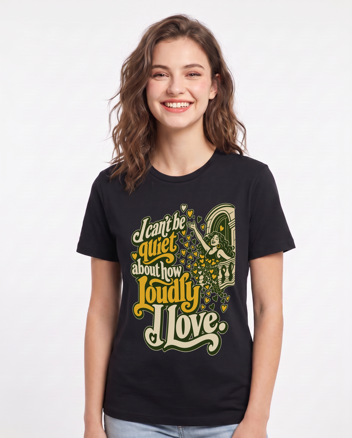 Pride Black T-Shirt for Women – Everyday Expression Graphic Tee product image 3