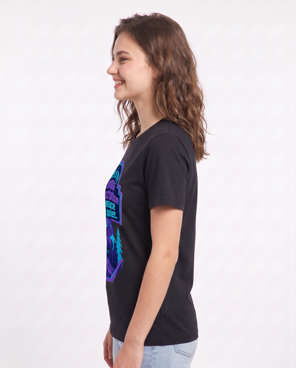 Hunting Women's Black T-Shirt - This is my annual subscription to product image 2