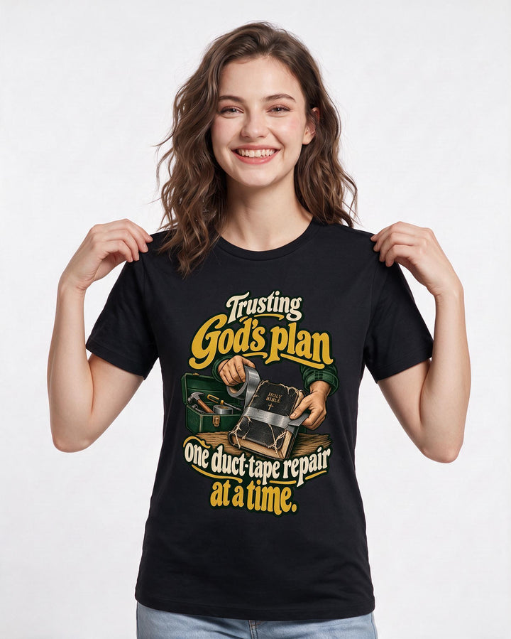 Christian Faith Black T-Shirt for Women – Everyday Expression Graphic Tee product image 1