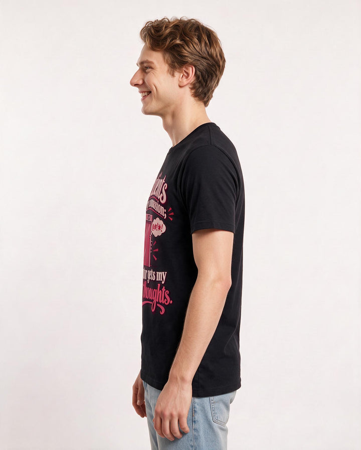 Nurse Black T-Shirt for Men – Nursing Life Graphic Tee product image 2