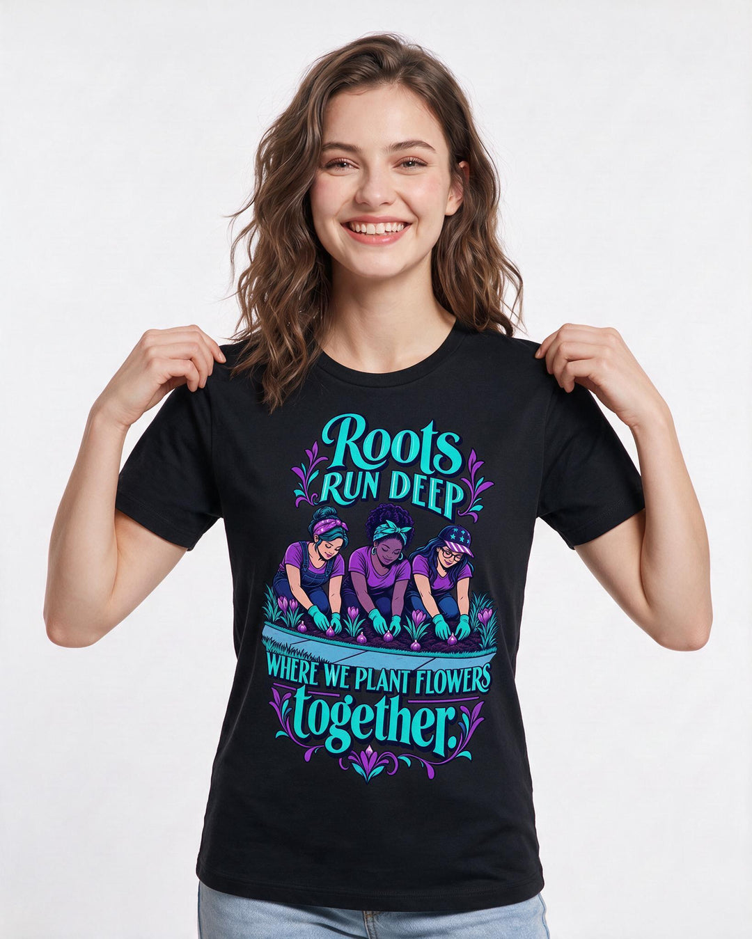 Patriotic Black T-Shirt for Women – Everyday Expression Graphic Tee product image 1