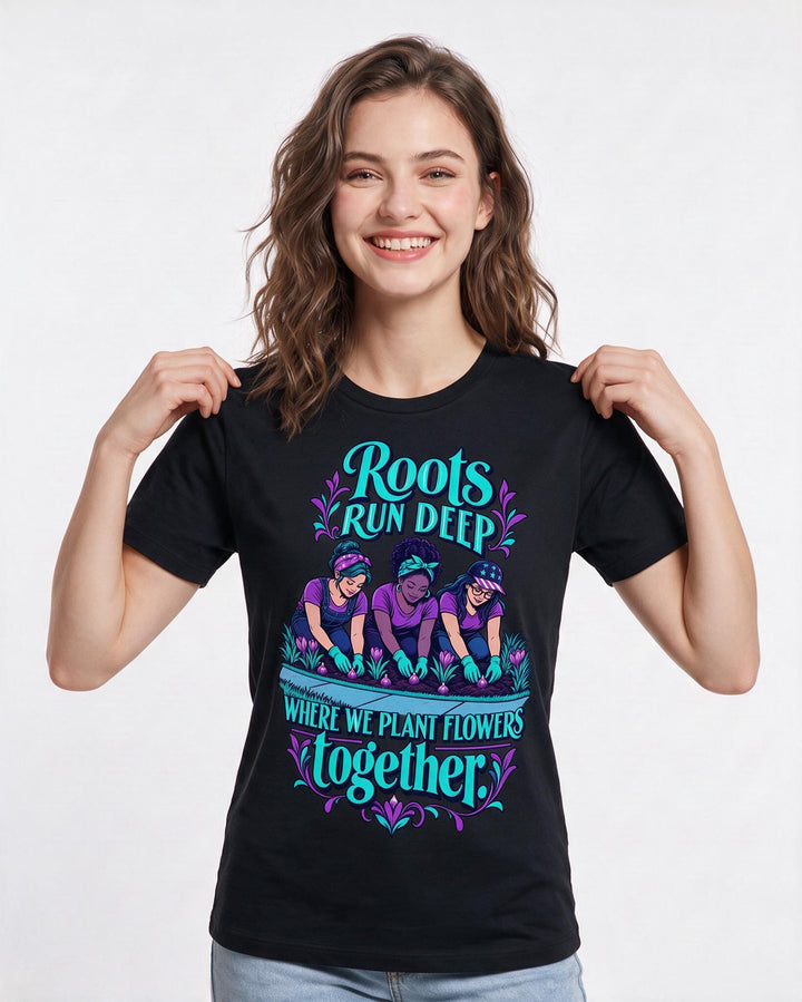 Patriotic Black T-Shirt for Women – Everyday Expression Graphic Tee product image 1