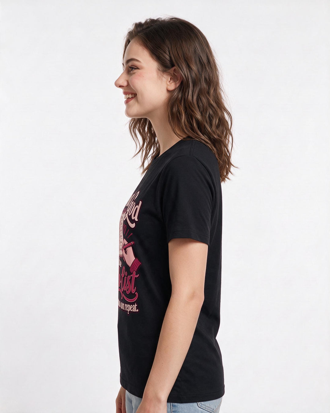 Christian Faith Black T-Shirt for Women – Everyday Expression Graphic Tee product image 2