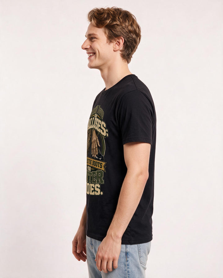 Veteran Black T-Shirt for Men – Everyday Expression Graphic Tee product image 2