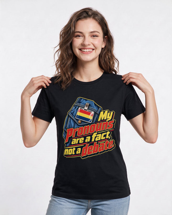 Pride Black T-Shirt for Women – Everyday Expression Graphic Tee product image 1