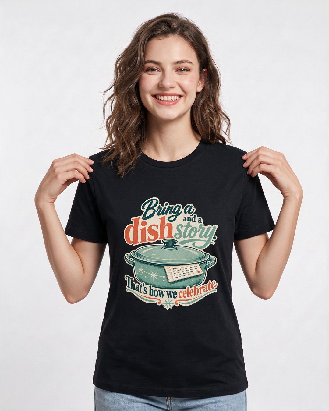 Patriotic Black T-Shirt for Women – Everyday Expression Graphic Tee product image 1