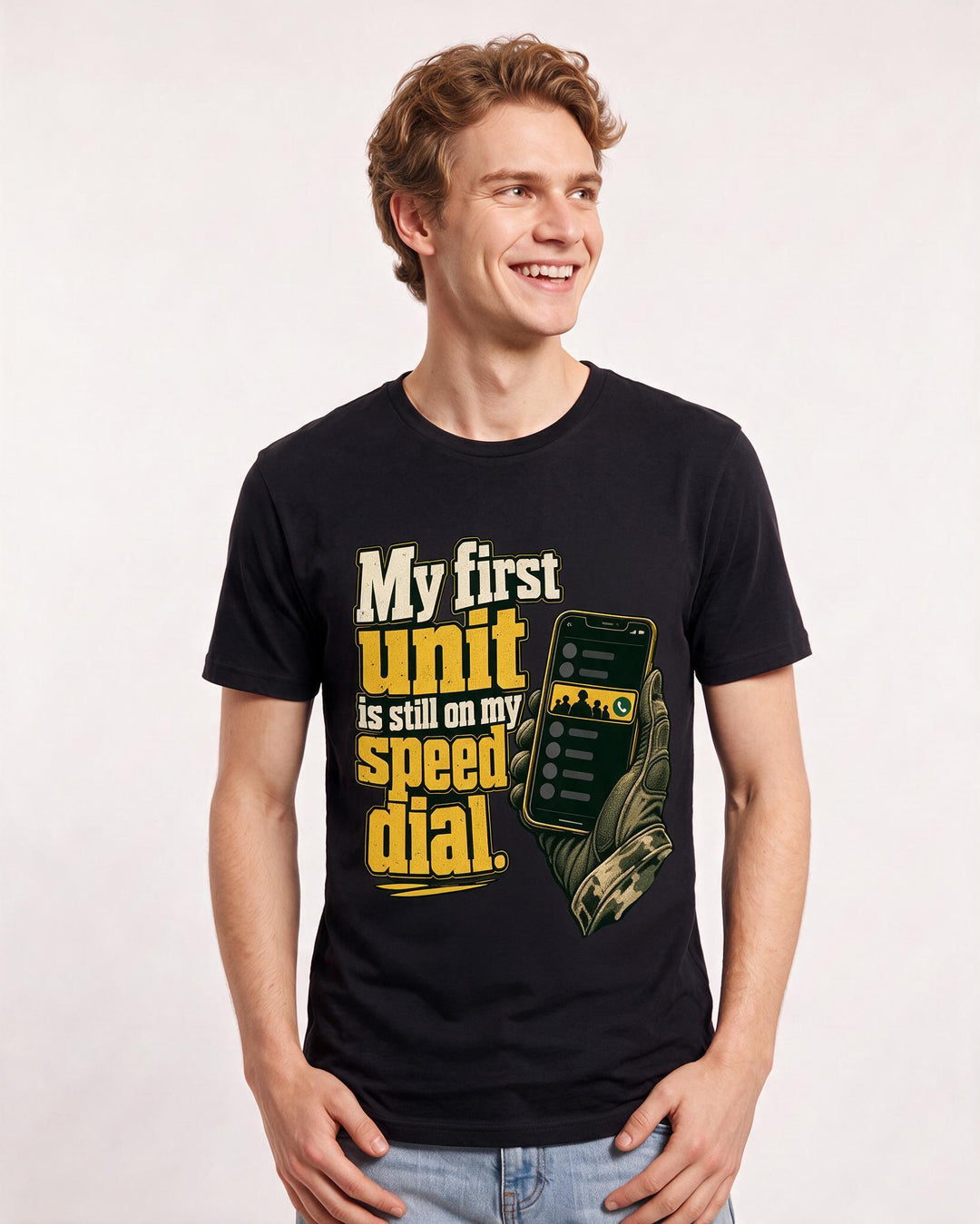 Veteran Black T-Shirt for Men – Everyday Expression Graphic Tee product image 1