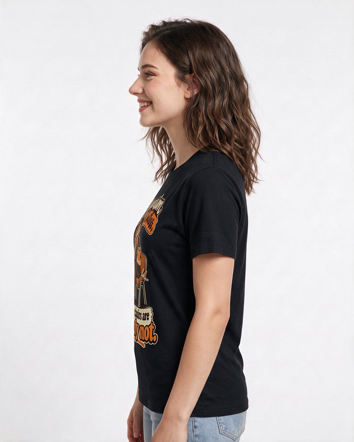 Nurse Black T-Shirt for Women – Nursing Life Graphic Tee product image 2