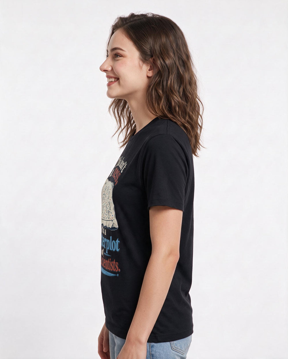 Teacher Black T-Shirt for Women – Everyday Expression Graphic Tee product image 2