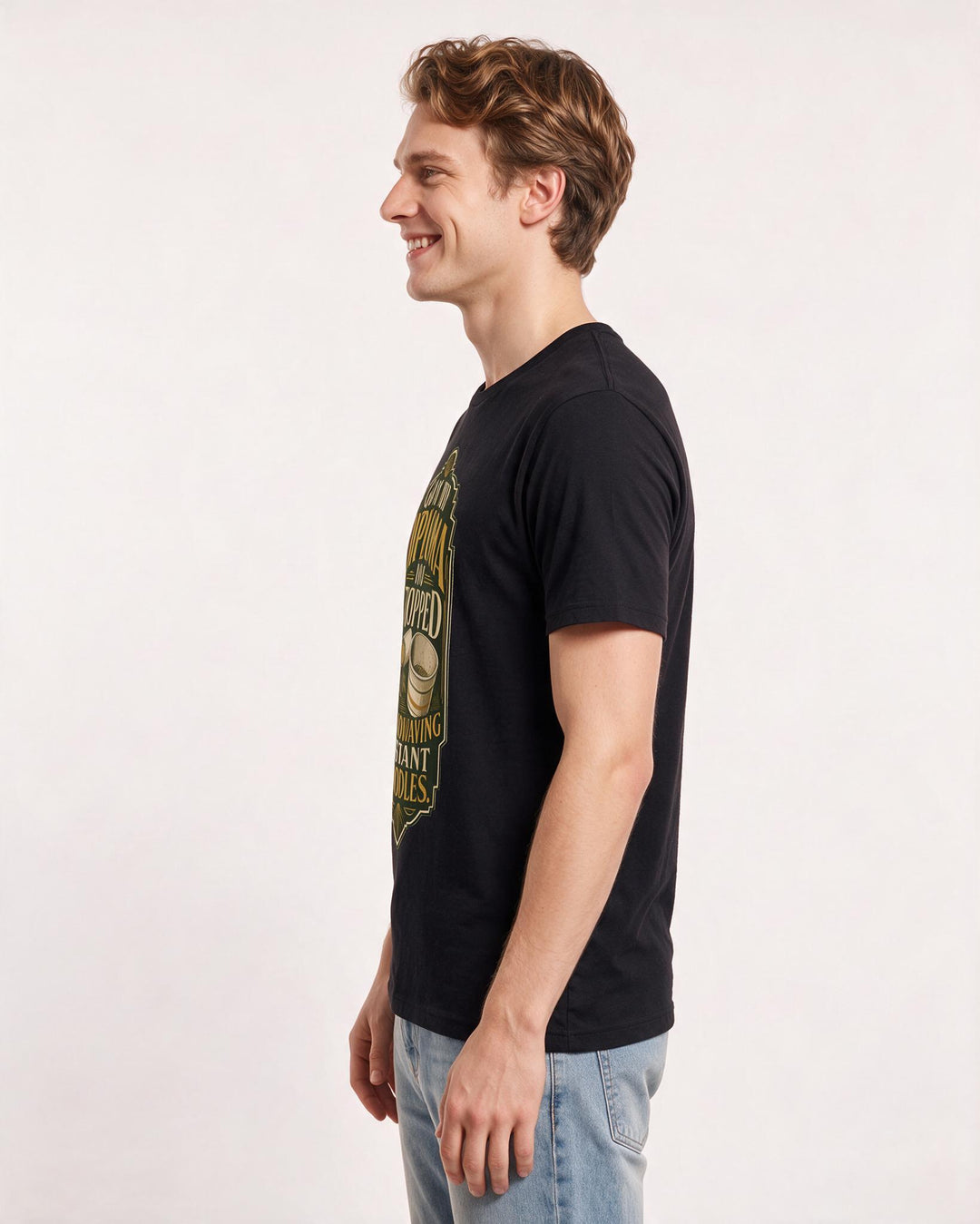 Graduation Black T-Shirt for Men – Everyday Expression Graphic Tee product image 2