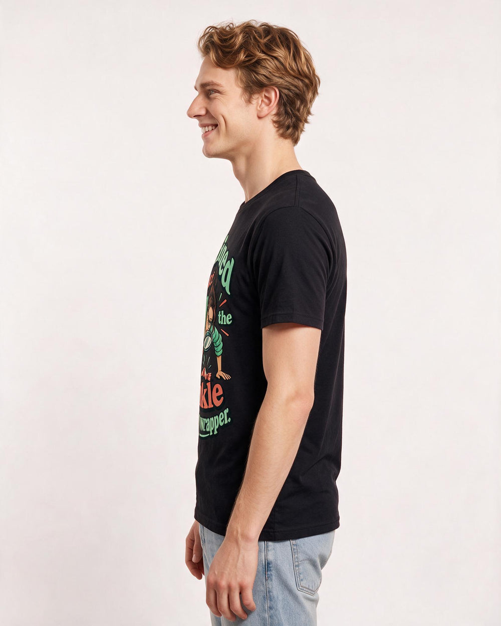 Teacher Black T-Shirt for Men – Everyday Expression Graphic Tee product image 2