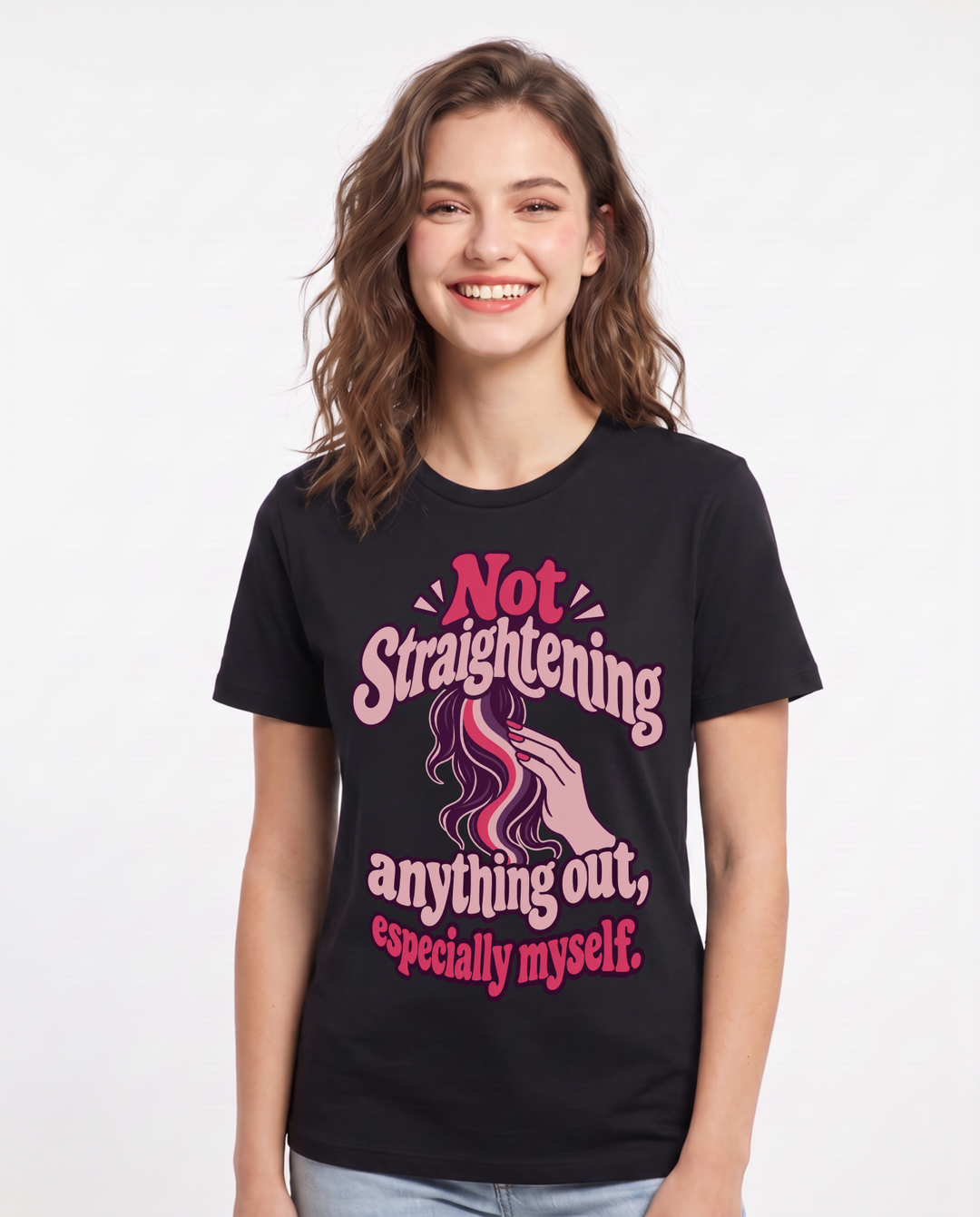 Pride Black T-Shirt for Women – Everyday Expression Graphic Tee product image 3
