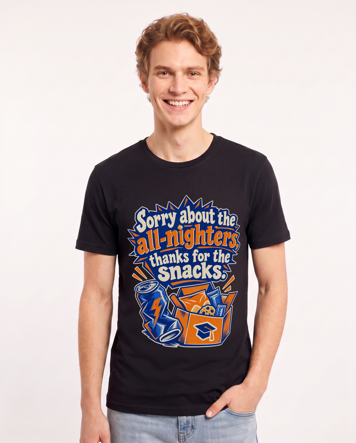 Graduation Black T-Shirt for Men – Everyday Expression Graphic Tee product image 3