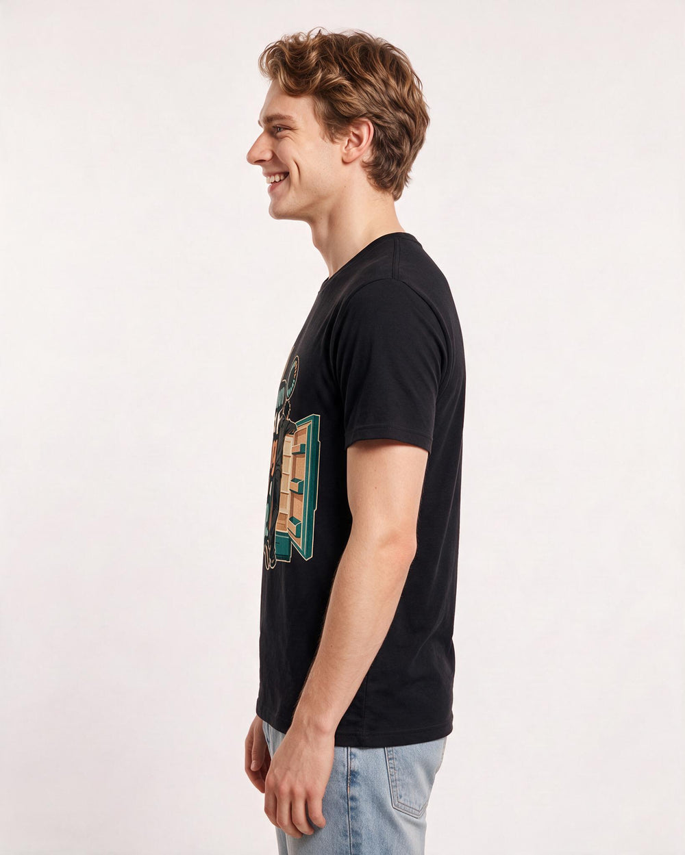 Gaming Black T-Shirt for Men – Game Night Graphic Tee product image 2