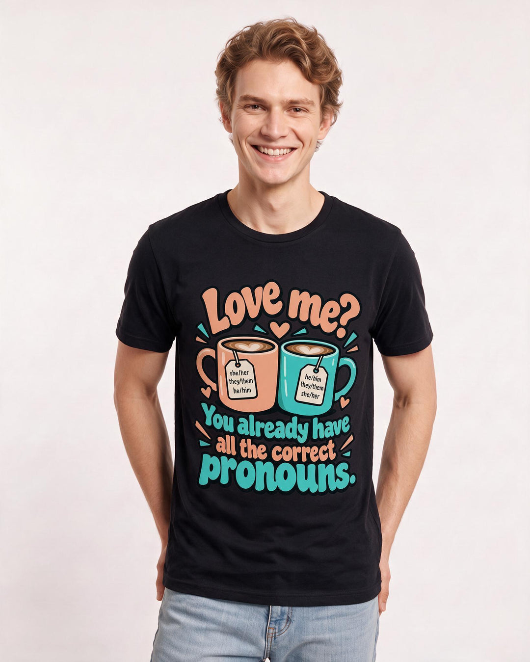 Pride Black T-Shirt for Men – Everyday Expression Graphic Tee product image 1