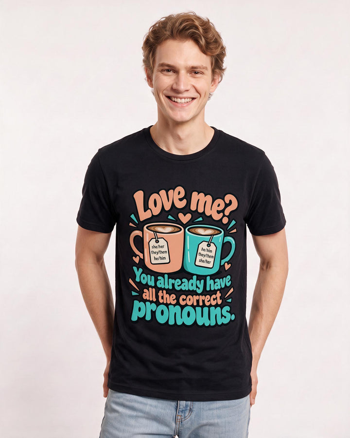 Pride Black T-Shirt for Men – Everyday Expression Graphic Tee product image 1