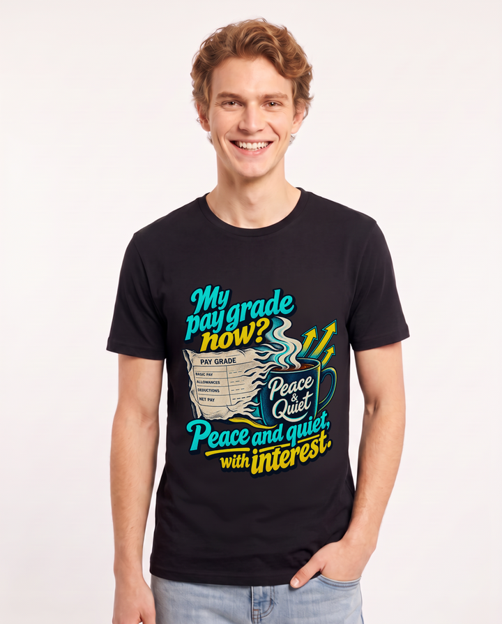 Veteran Black T-Shirt for Men – Everyday Expression Graphic Tee product image 3