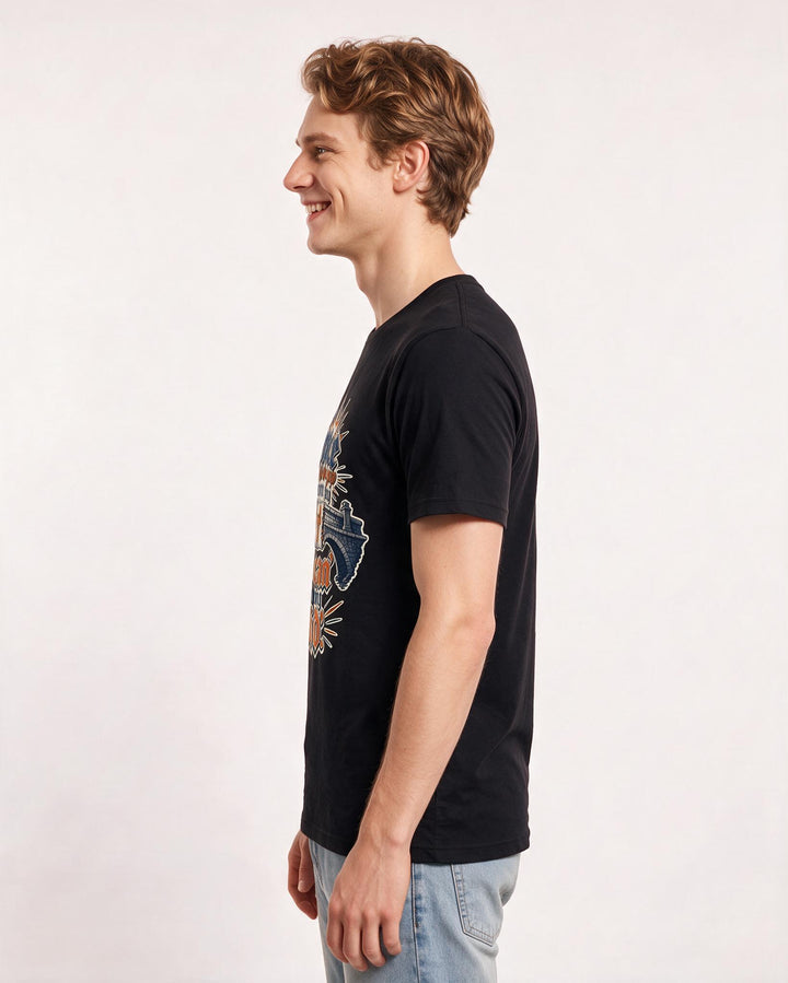 Christian Faith Black T-Shirt for Men – Everyday Expression Graphic Tee product image 2