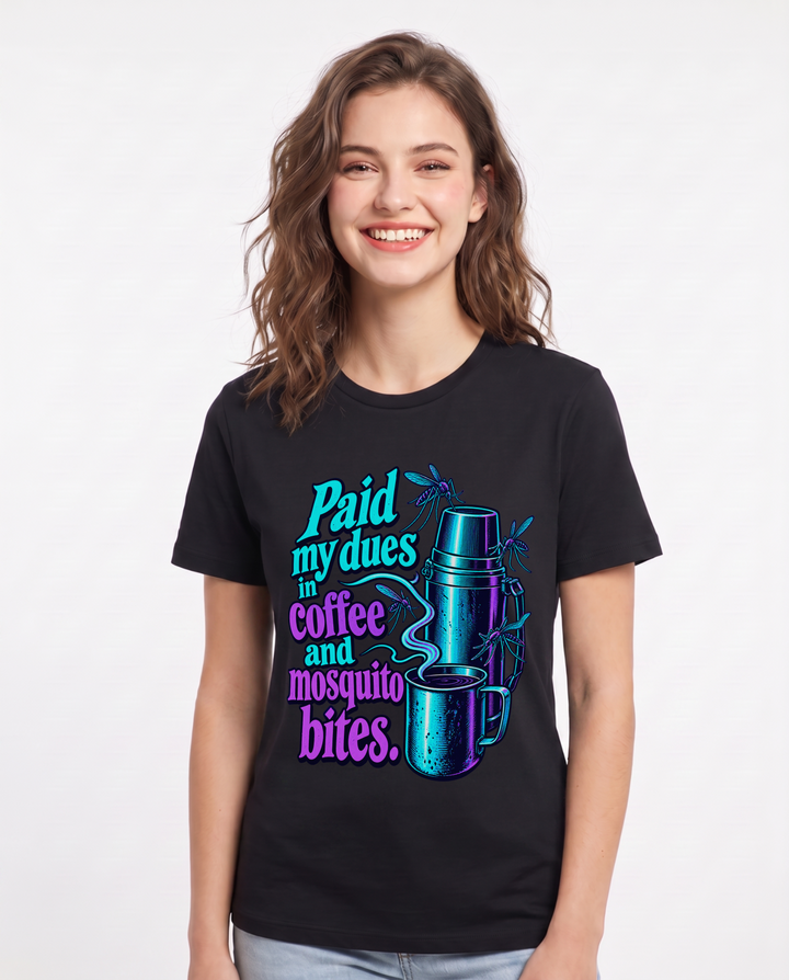 Hunting Black T-Shirt for Women – Everyday Expression Graphic Tee product image 3